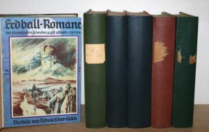 6 Bücher mit 58 Heften ERDBALL-ROMANE: Heft 1 - 50, 52,56,58,59,61,62,63,64. [Die spannenden Romane aller Völker und Zeiten]