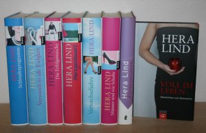 8 Bücher, Romane: HERA LIND. Herzgesteuert, Verwechseljahre, Erfolgsmasche, Schleuderprogramm, Fürstenroman u.a.