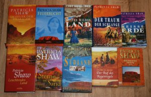 10 Bücher - PATRICIA SHAW - Historische Romane, Australien, Liebe, Schicksal, Leidenschaft - Paket.