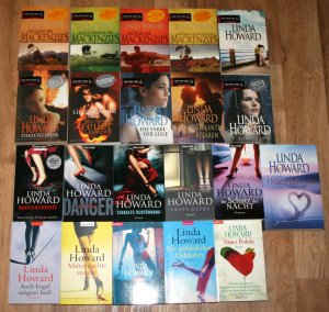 21 Bücher, Liebesromane, Krimis: LINDA HOWARD. Mackenziens u.a.