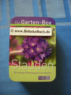 Die Garten-Box. Stauden : 50 farbige Pflanzenporträt-Karten. [Autoren: ; Folko Kullmann]