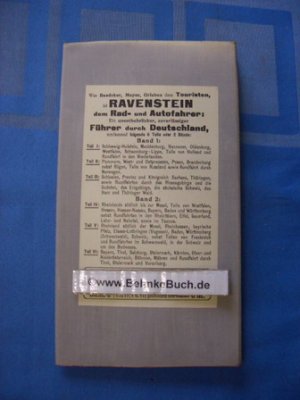 antiquarisches Buch – Hans Ravenstein – Ravenstein's Rad- und Automobilkarte des Regierungsbezirks Magdeburg.