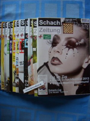 Schach - Zeitung + Jugendschach. Jahrgang September 2013 bis August 2014. (12 Monats-Hefte)