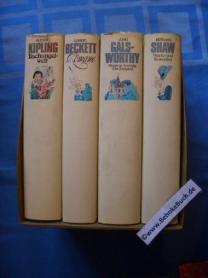 Grosse englische Erzähler. (4 Bände komplett) 1: Galsworthy : Moderne Komödie, Die Forsytes. 2: Shaw : Stücke und Komödien. 3: Beckett : Roman. 4 : Kipling […]