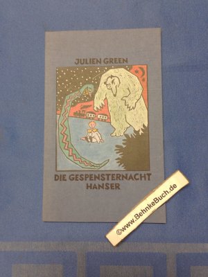 Die Gespensternacht. Aus d. Franz. von Helmut Kossodo. Mit Bildern von Rotraut Susanne Berner