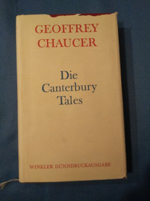 Die Canterbury Tales. [In d. Übertr. von Adolf von Düring bearb. u. eingel. von Lambert Hoevel]