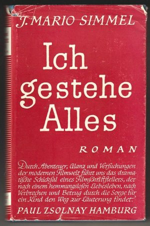 Ich gestehe Alles. Roman.