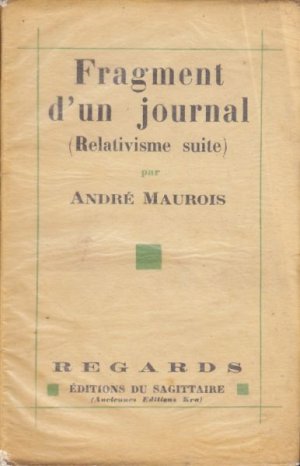 Fragment d`un journal (Relativisme suite).