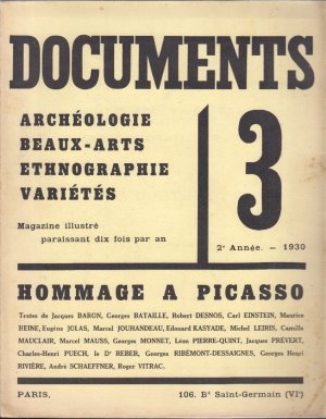 Documents. Archéologie beaux-arts ethnographie varietés. Magazine illustré.