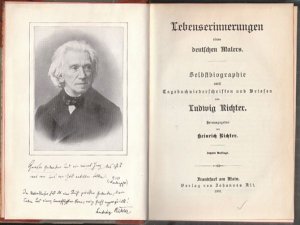 Lebenserinnerungen eines deutschen Malers. Selbstbiographie nebst Tagebuchniederschriften und Briefen. Hrsg. v. Heinr. Richter.