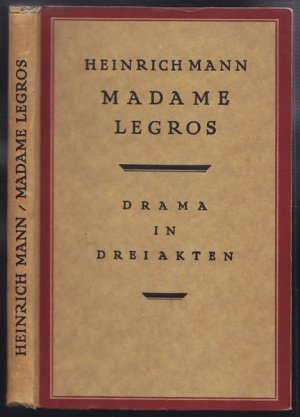 Madame Legros. Drama in drei Akten.