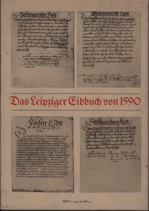 gebrauchtes Buch – Thieme, Horst  – Das Leipziger Eidbuch von 1590