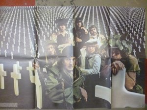 Poster 1971 Anti-War Chicago Music Band LP Plakat