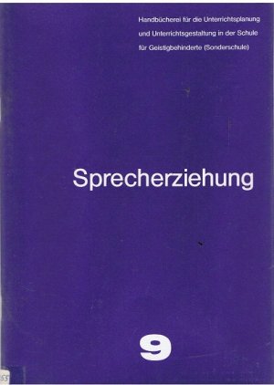 Spracherziehung Heft 9