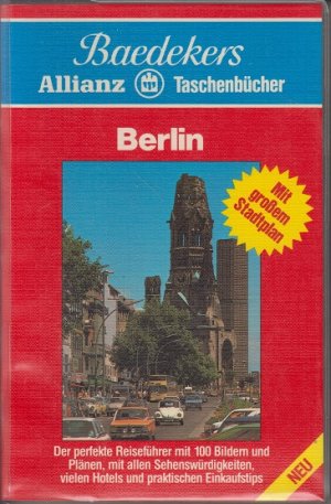 gebrauchtes Buch – Baumgarten, Dr. Peter H – Baedeker Allianz Reiseführer 1993  - Berlin mit großem Stadtplan