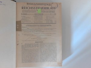 antiquarisches Buch – Hrsg Reichsfinazminsterium – Reichssteuerblatt Jahrgang 32. 1942