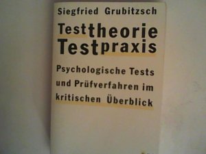 Testtheorie - Testpraxis: Psychologische Tests und Prüfverfahren im kritischen Überblick