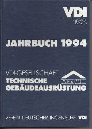 VDI-Gesellschaft - Technische Gebäudeausrüstung - JAHRBUCH 1994