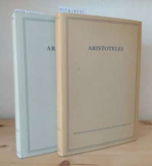 Kategorien. [Von Aristoteles]. Übersetzt und erläutert von Klaus Oehler. + Peri Hermeneias. [Von Aristoteles]. Übersetzt und erläutert von Hermann Weidemann […]