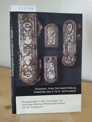 Griesheim, Kreis Darmstadt-Dieburg, Gräberfeld des 6. bis 8. Jahrhunderts. Ausgrabungen in dem merowinger- bis karolingerzeitlichen Reihengräberfriedhof "An der Rückgasse". [Von Holger Göldner und Volker Hilberg]. Herausgegeben von der Abteilung Archäologische und Paläontologische Denkmalpflege im Landesamt für Denkmalpflege Hessen und der Archäologischen Gesellschaft in Hessen e.V., Wiesbaden. (= Archäologische Denkmäler in Hessen, 1).