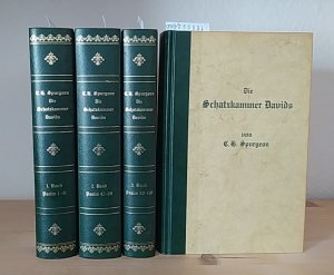 Die Schatzkammer Davids. Eine Auslegung der Psalmen von C. H. Spurgeon. [Band 1 bis 4 komplett]. In Verbindung mit mehreren Theologen deutsch bearbeitet […]