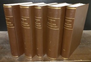 Römisches Staatsrecht. Band bis 3 komplett. [Von Theodor Mommsen]. (= Handbuch der römischen Alterthümer, Band 1, Teil 1-3).