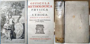 Opuscula Mythologica. Physica et Ethica. Graece et Latine. Seriem eorum sistit pagina Praefationem proxime sequens. [Anonym erschienen, herausgegeben […]