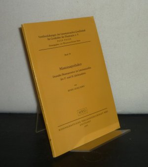 Missionsapotheker. Deutsche Pharmazeuten im Lateinamerika des 17. und 18. Jahrhunderts. Von Renée Gicklhorn. (= Veröffentlichungen der Internationalen Gesellschaft für Geschichte der Pharmazie, Neue Folge, Band 39).