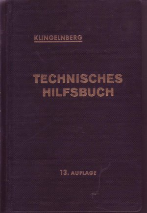 Klingelnberg Technisches Hilfsbuch