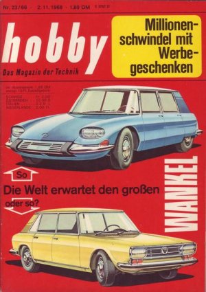 hobby Nr. 23/1966 02.11.1966 Die Welt erwartet den großen Wankel