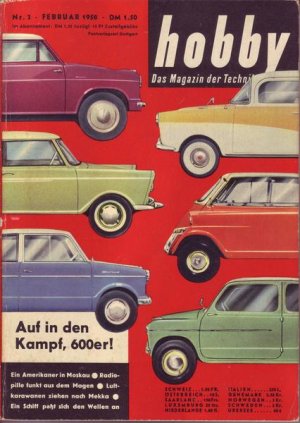 Hobby Nr. 2 Februar 1958 Auf in den Kampf600er !!