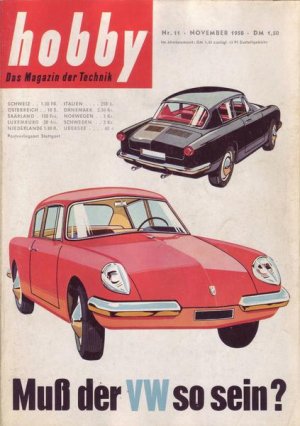 Hobby Muß der VW so sein ? Nr.11 November 1958