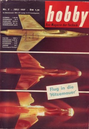 Hobby Flug in die Hitzemauer Juli 1957 Nr.7