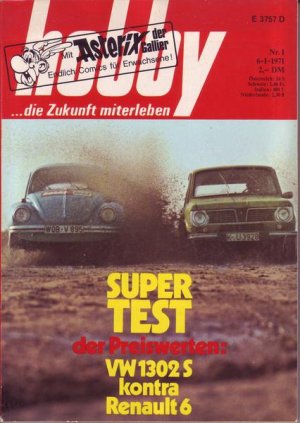 Hobby Super Test der Preiswerten : VW 1302 S kontra Renault 6 Nr. 1 1971 06.01.1971