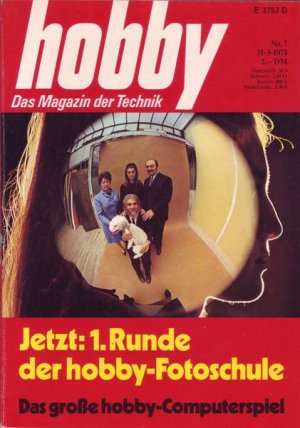 Hobby Jetzt : 1. Runde der hobby-Fotoschule Nr.7 1971 31.03.1971