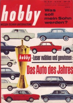 Hobby hobby-Leser wählen und gewinnen: Das Auto des Jahres Nr.26/1964 16.12.1964