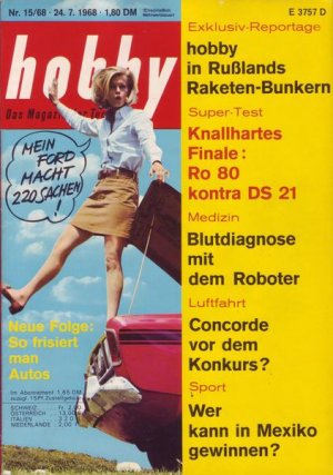 Hobby Neue Folge : So frisiert man Autos Nr.16/1968 24.07.1968