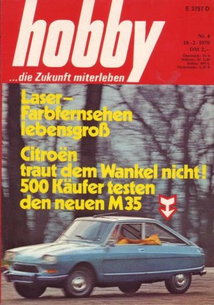 Hobby Nr.418-2-1970 - Laser-Farbfernsehen lebensgroß