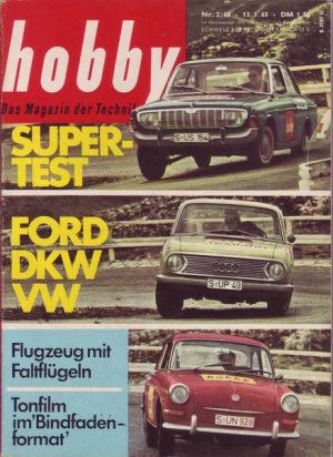 Hobby Super-Test : FordDKWVW Nr.02/1965 13.01.1965