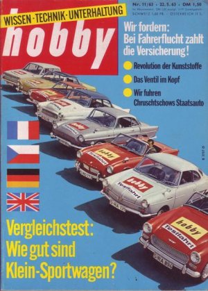 Hobby Vergleichstest: Wie gut sind Klein-Sportwagen ? Nr. 11/1963 22.05.1963