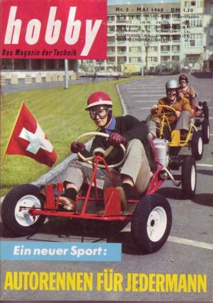 Hobby Ein neuer Sport: Autorennen für Jedermann Nr. 5/1960 05.1960