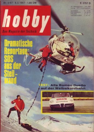 Hobby Nr. 03/1967 08.02.1967 Dramatische Reportage: SOS aus der Steilwand