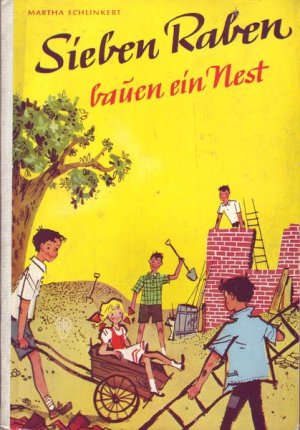 Sieben Raben bauen ein Nest