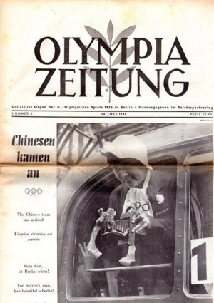 Olympia Zeitung Nummer 04 24.07.1936