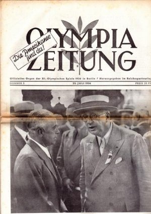 Olympia Zeitung Nummer 05 25.07.1936