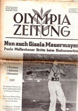 Olympia Zeitung Nummer 16 05.08.1936