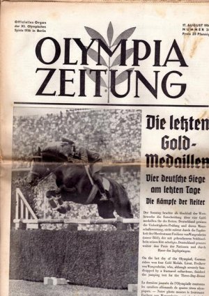 Olympia Zeitung Nummer 28 17.08.1936