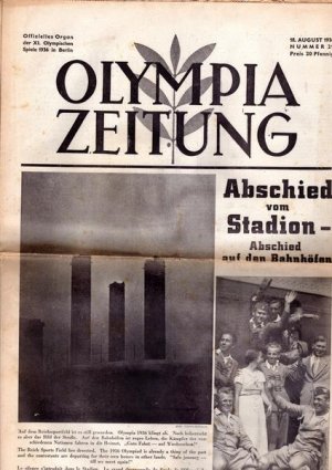 Olympia Zeitung Nummer 29 18.08.1936