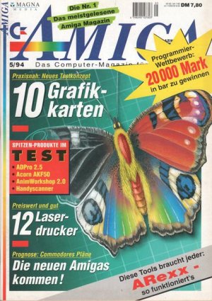 Amiga Nr. 05/1994 Praxisnah: Neues Testkonzept 10 Grafikkarten