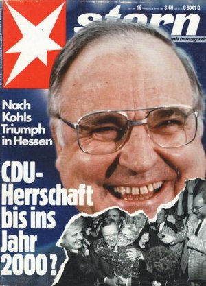 Stern Nr. 16/1987 09.04.1987 Nach Kohls Triumph in Hessen CDU-Herrschaft bis ins Jahr 2000?